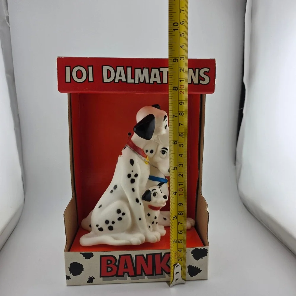 101 Dalmatians Dog Bank Pongo Perdita Puppy Happiness Express Disney NIB Vintage